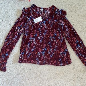 NWT floral blouse